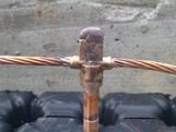 red de tierras en obras soldadura aluminotermica